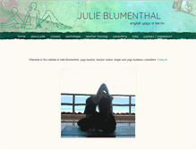 Tablet Screenshot of julieblumenthal.com